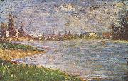 Georges Seurat Die beiden Ufer USA oil painting artist